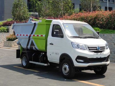 程力牌东风3方纯电动自装卸式垃圾车